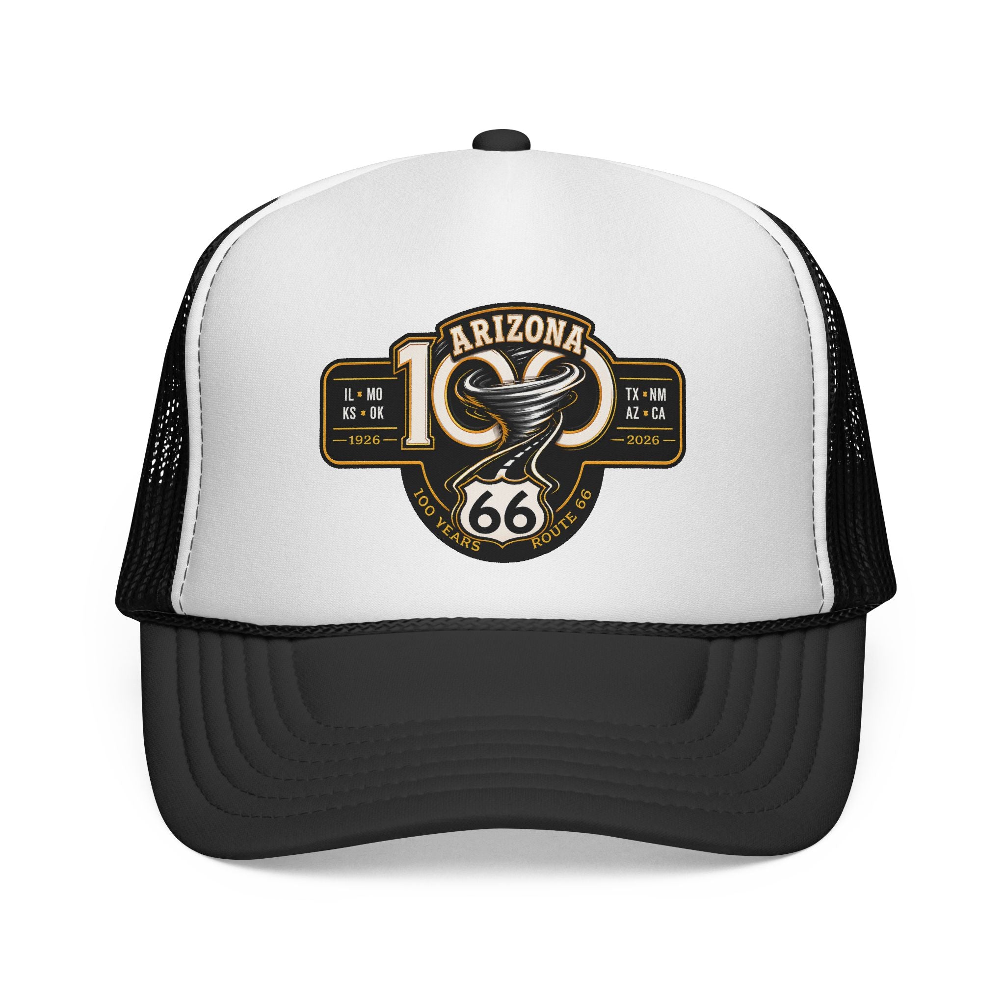 Arizona Route 66 Snake Trucker Cap – Vintage Road Trip Mesh Hat