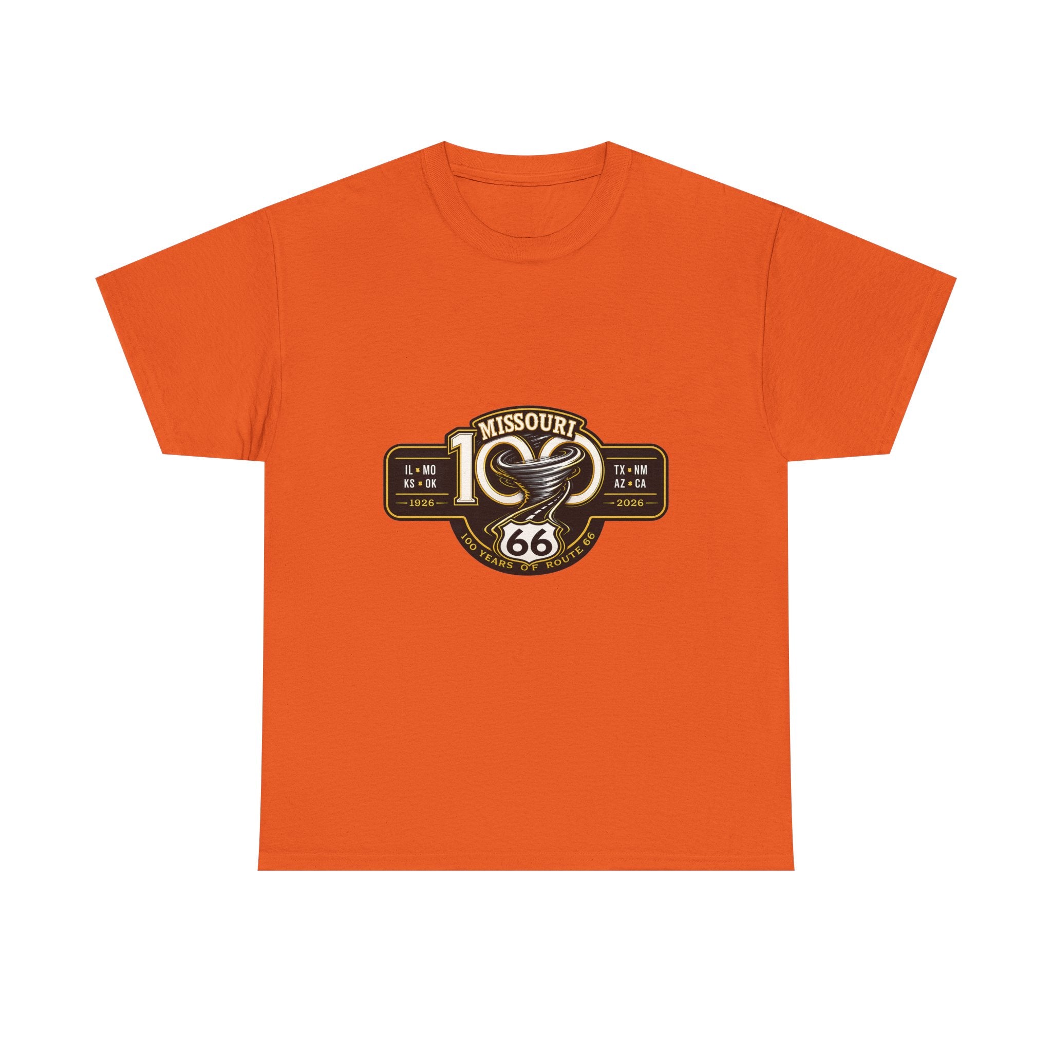 Route 66 Missouri Tee — Vintage Motorcycle Shield T-Shirt