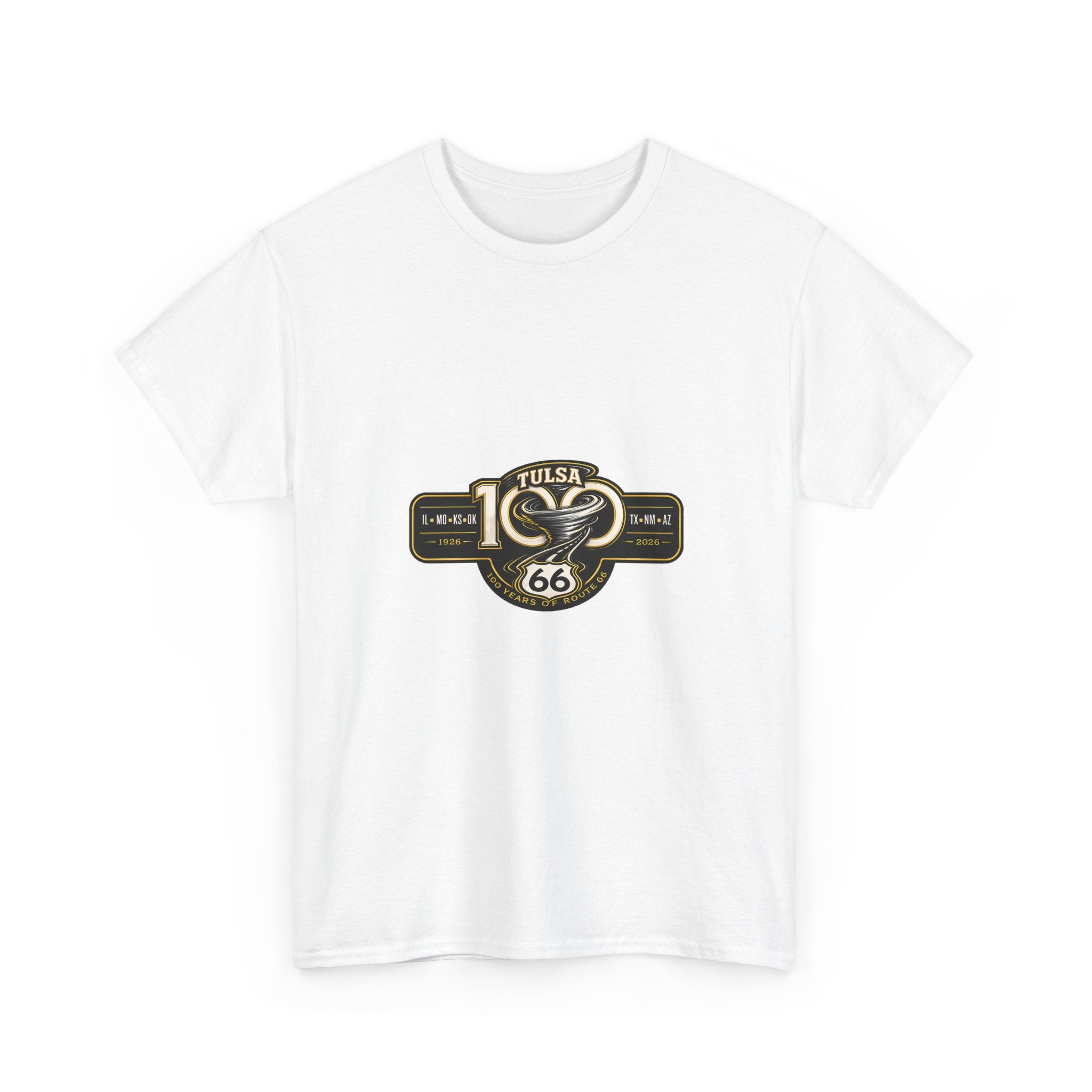 Tulsa Route 66 Vintage Emblem Tee