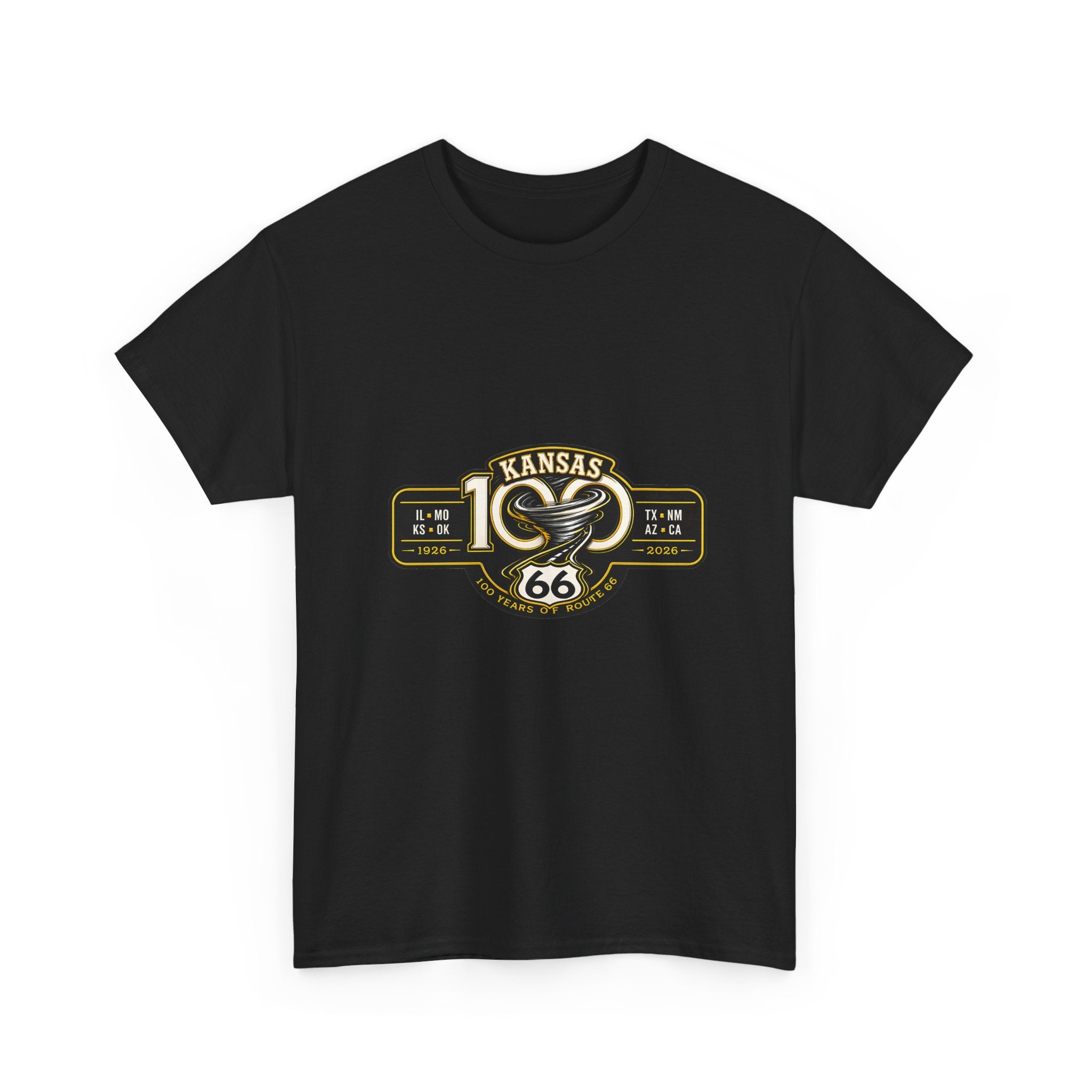 Kansas Route 66 Tee – Retro Vintage Road Trip T‑Shirt