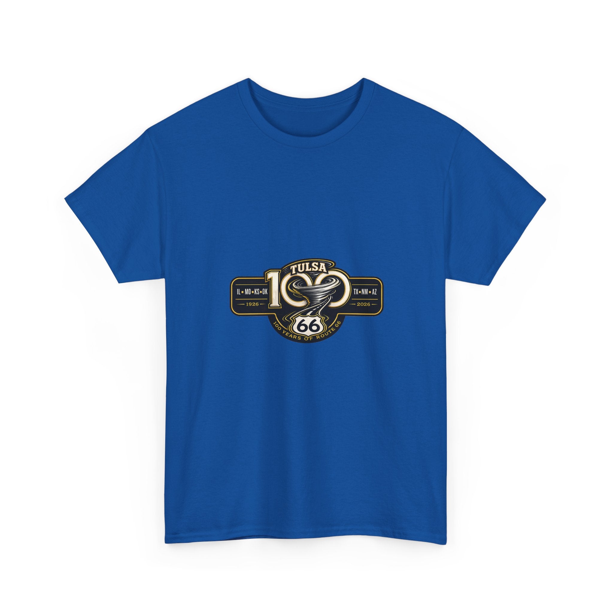 Tulsa Route 66 Vintage Emblem Tee