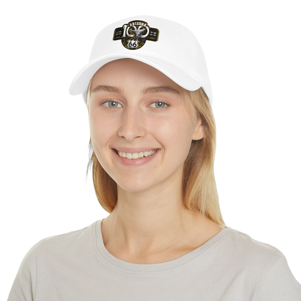 Arizona Route 66 Low Profile Baseball Cap – Retro Road Trip Patch