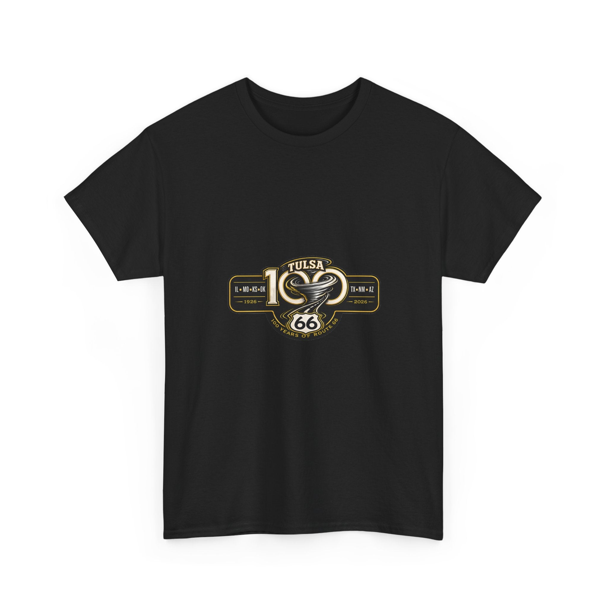 Tulsa Route 66 Vintage Emblem Tee