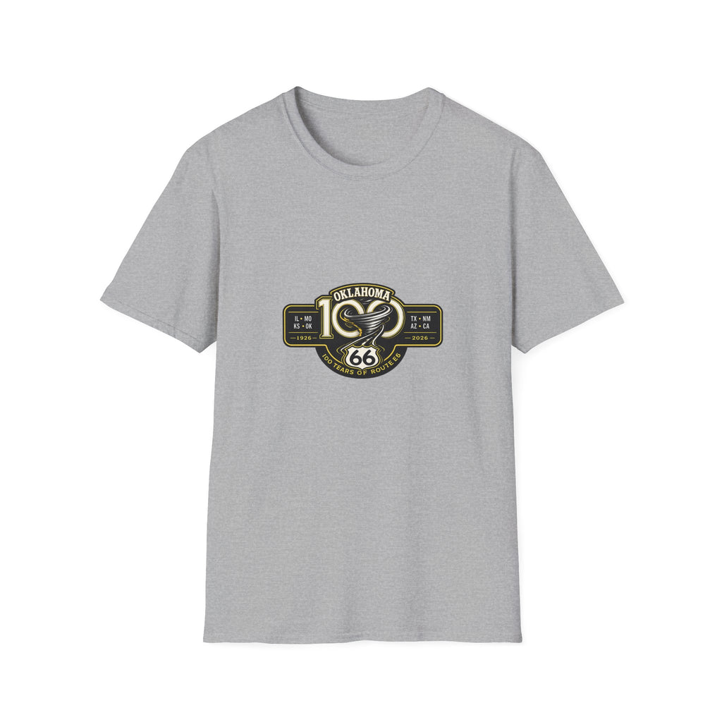 Oklahoma Route 66 Centennial T-Shirt — Vintage Road Trip Tee