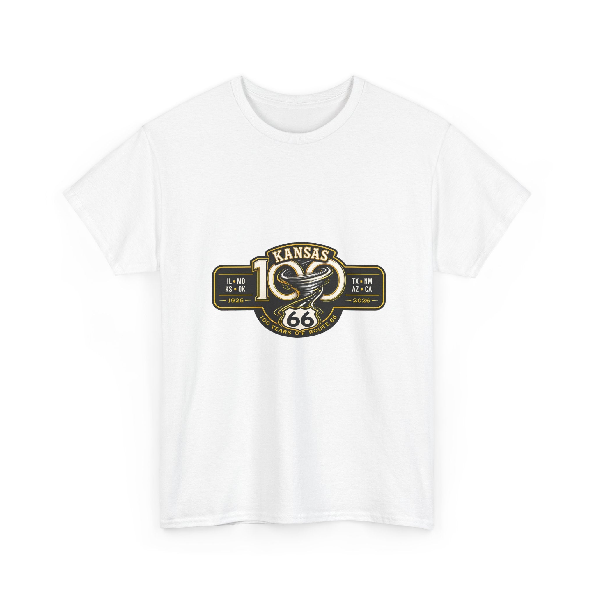Kansas Route 66 Tee – Retro Vintage Road Trip T‑Shirt