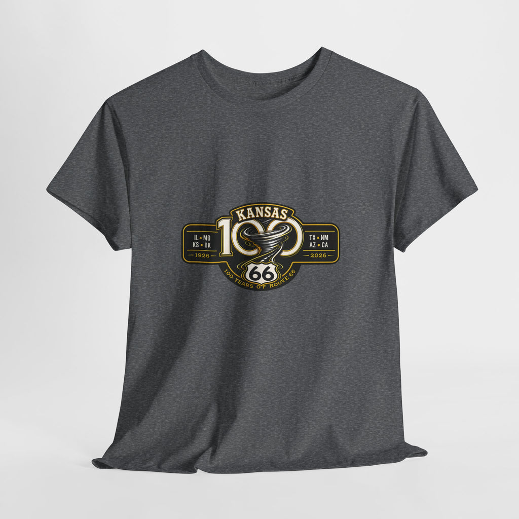 Kansas Route 66 Tee – Retro Vintage Road Trip T‑Shirt