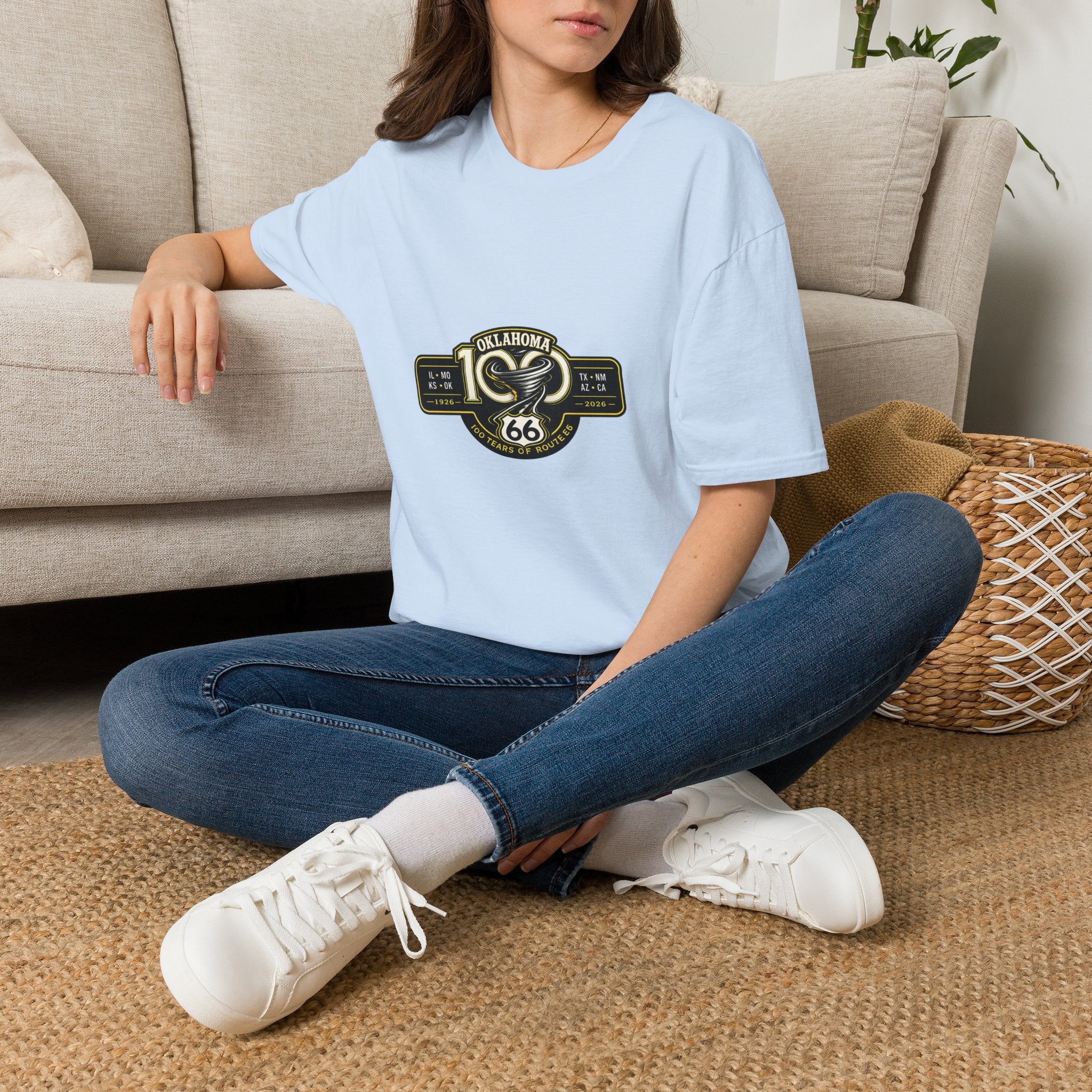 Oklahoma Route 66 Centennial T-Shirt — Vintage Road Trip Tee
