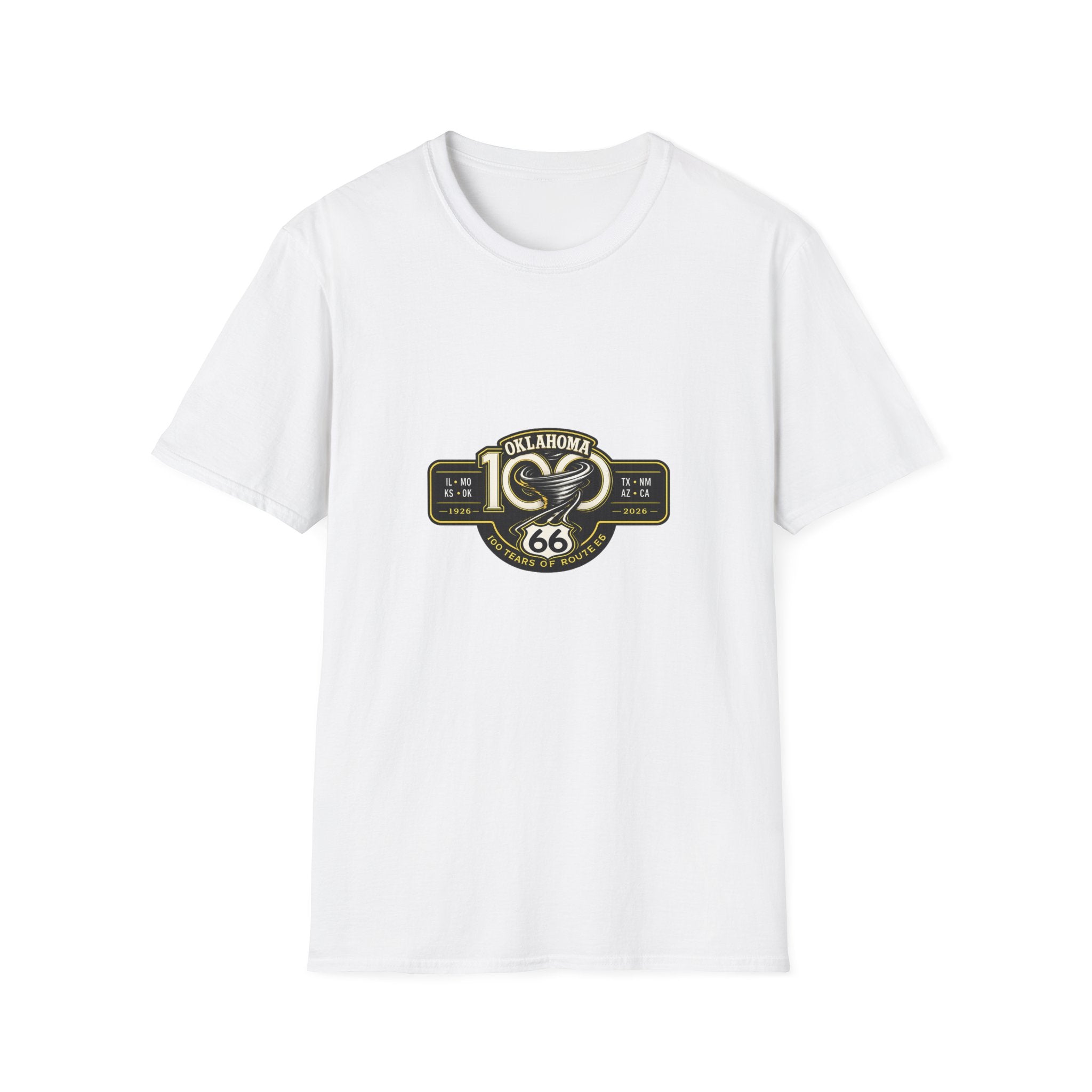 Oklahoma Route 66 Centennial T-Shirt — Vintage Road Trip Tee
