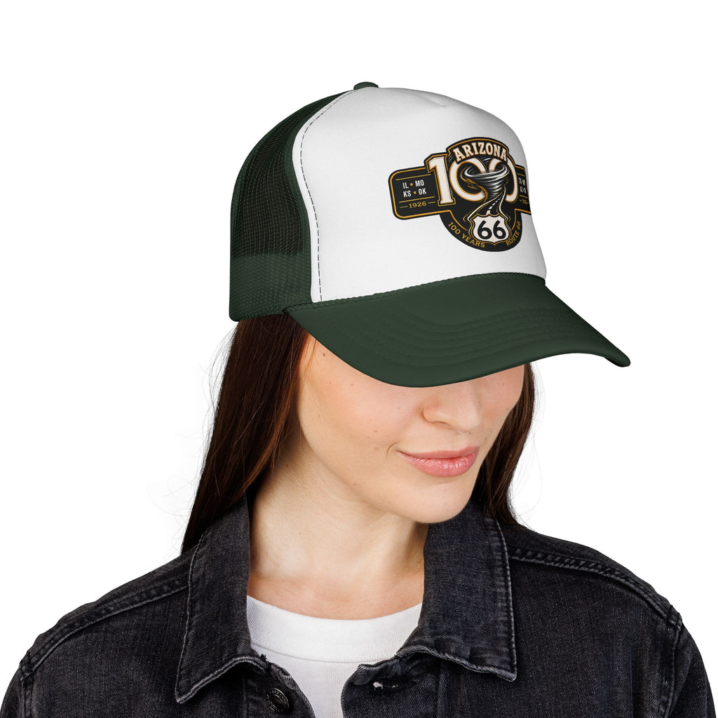 Arizona Route 66 Snake Trucker Cap – Vintage Road Trip Mesh Hat