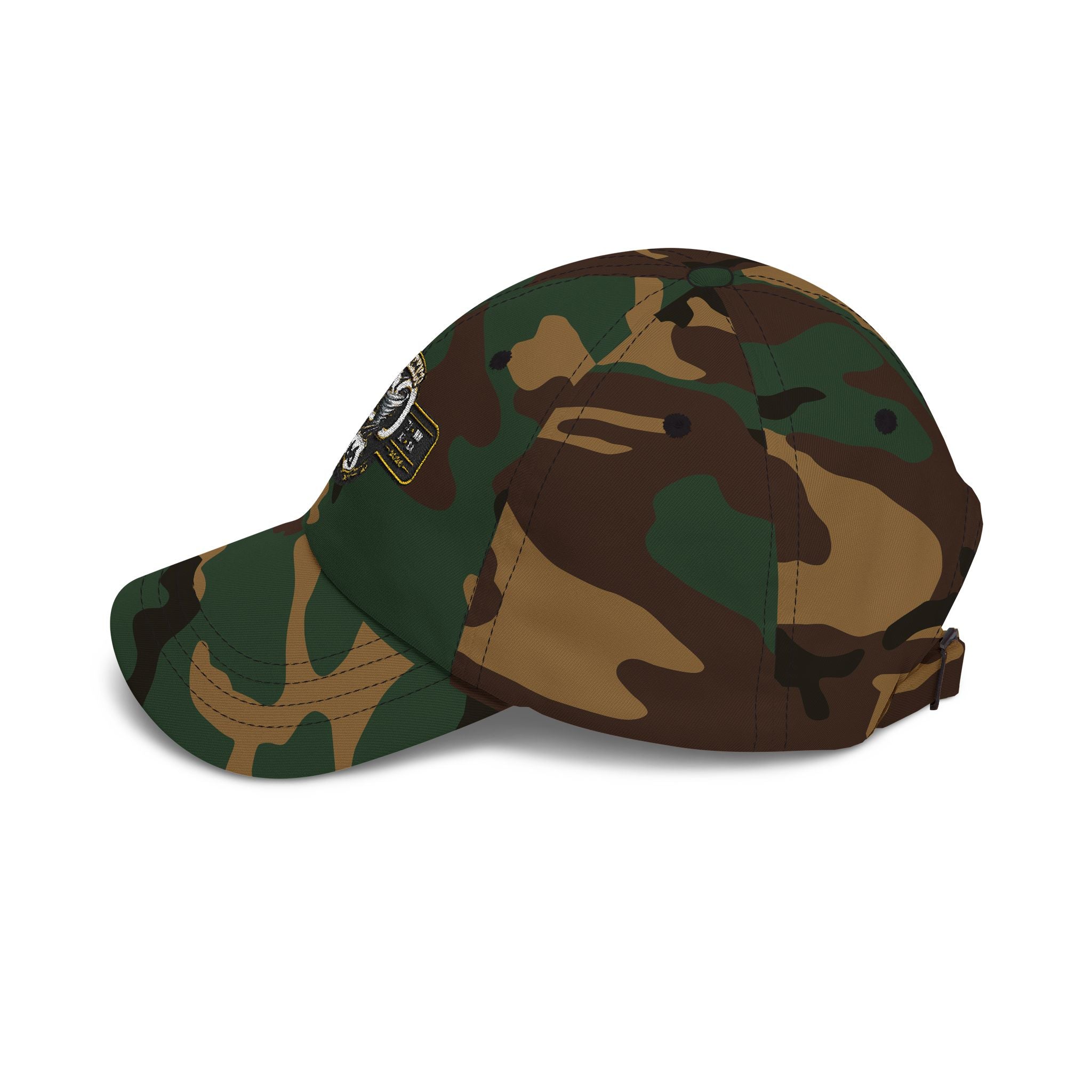 New Mexico Route 66 Dad Cap — Vintage Snake Patch Baseball Hat