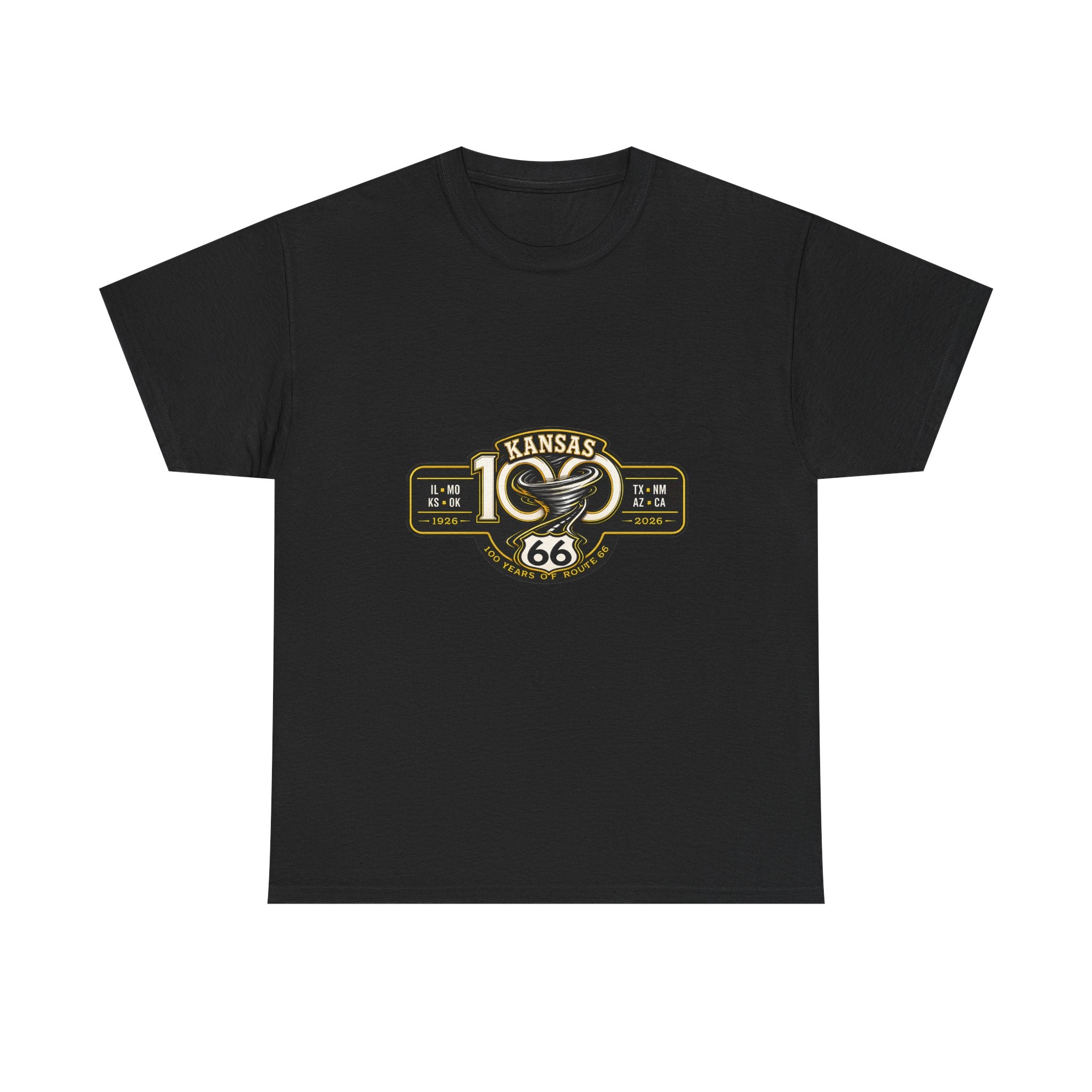 Kansas Route 66 Tee – Retro Vintage Road Trip T‑Shirt