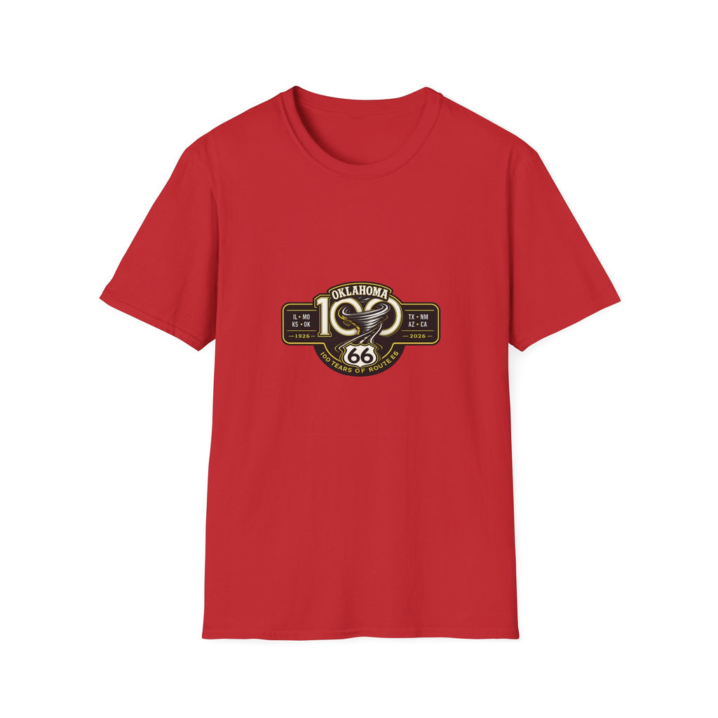 Oklahoma Route 66 Centennial T-Shirt — Vintage Road Trip Tee
