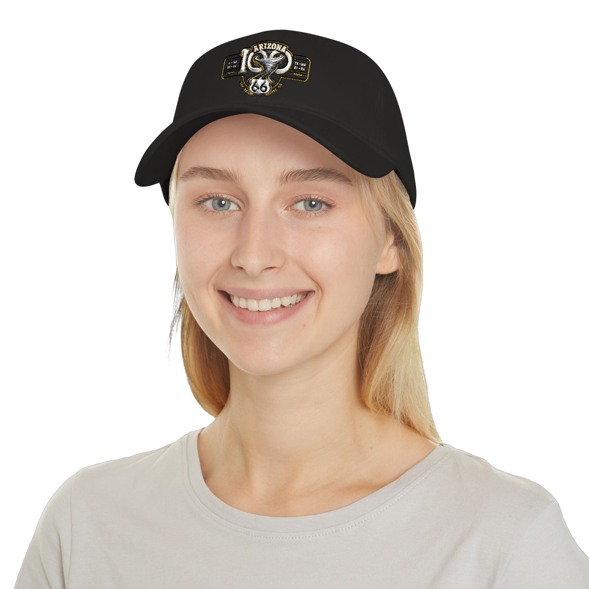 Arizona Route 66 Low Profile Baseball Cap – Retro Road Trip Patch