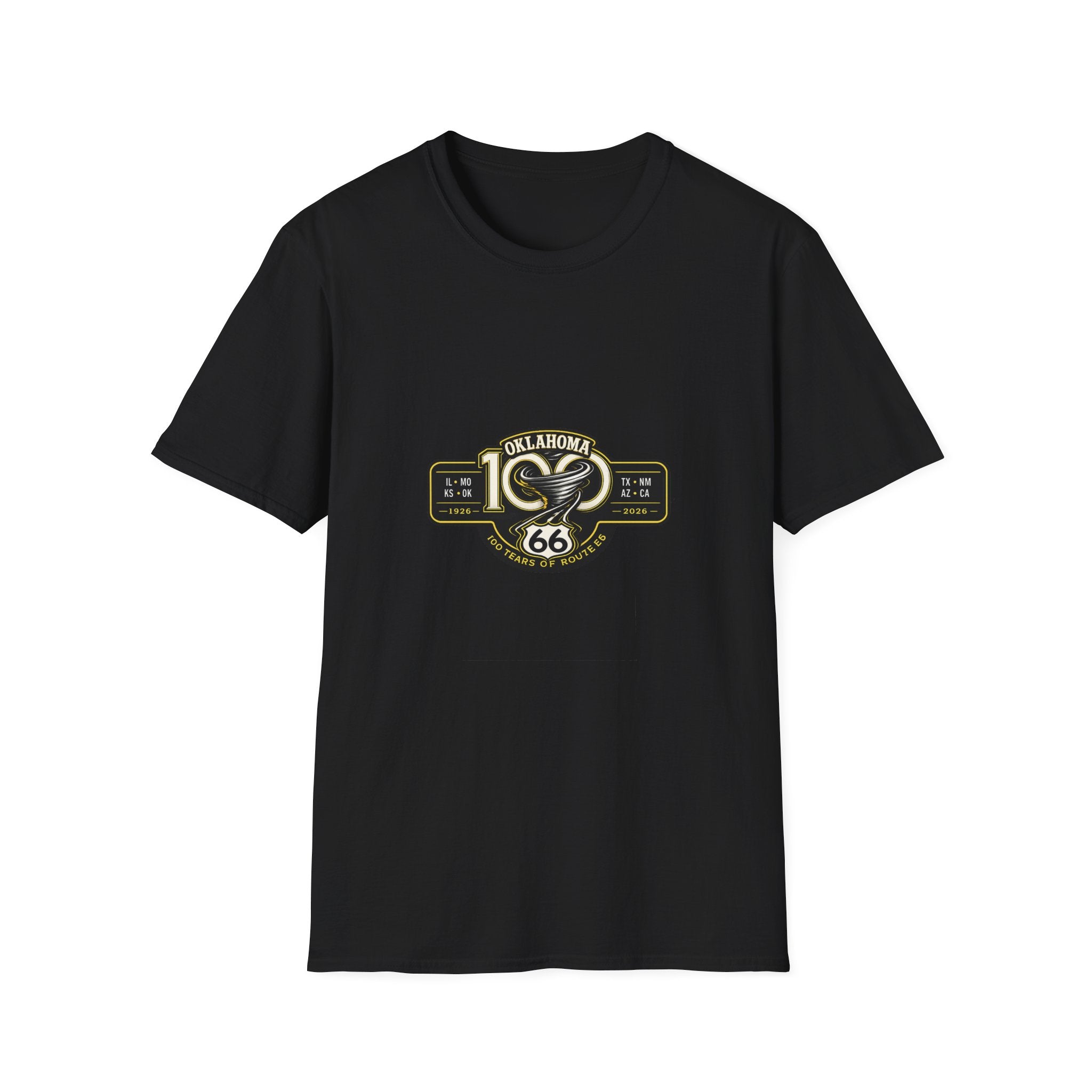 Oklahoma Route 66 Centennial T-Shirt — Vintage Road Trip Tee
