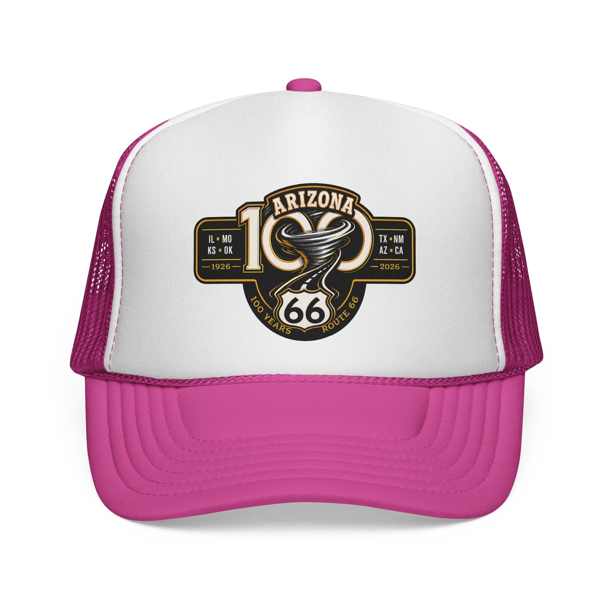 Arizona Route 66 Snake Trucker Cap – Vintage Road Trip Mesh Hat