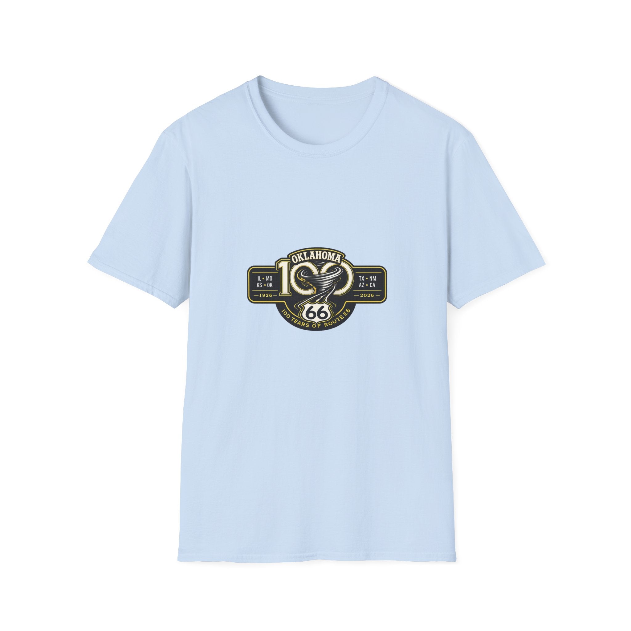 Oklahoma Route 66 Centennial T-Shirt — Vintage Road Trip Tee