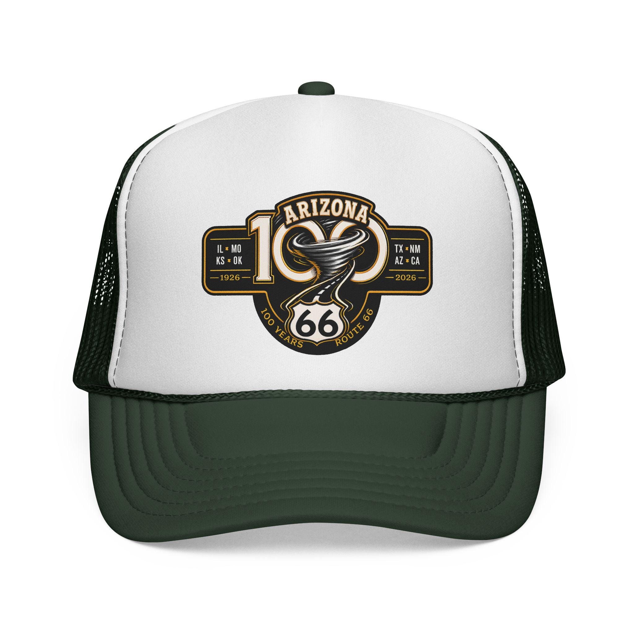 Arizona Route 66 Snake Trucker Cap – Vintage Road Trip Mesh Hat