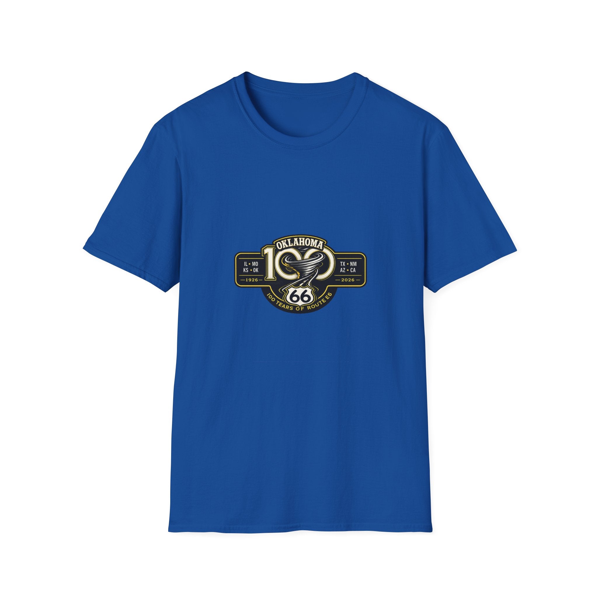 Oklahoma Route 66 Centennial T-Shirt — Vintage Road Trip Tee