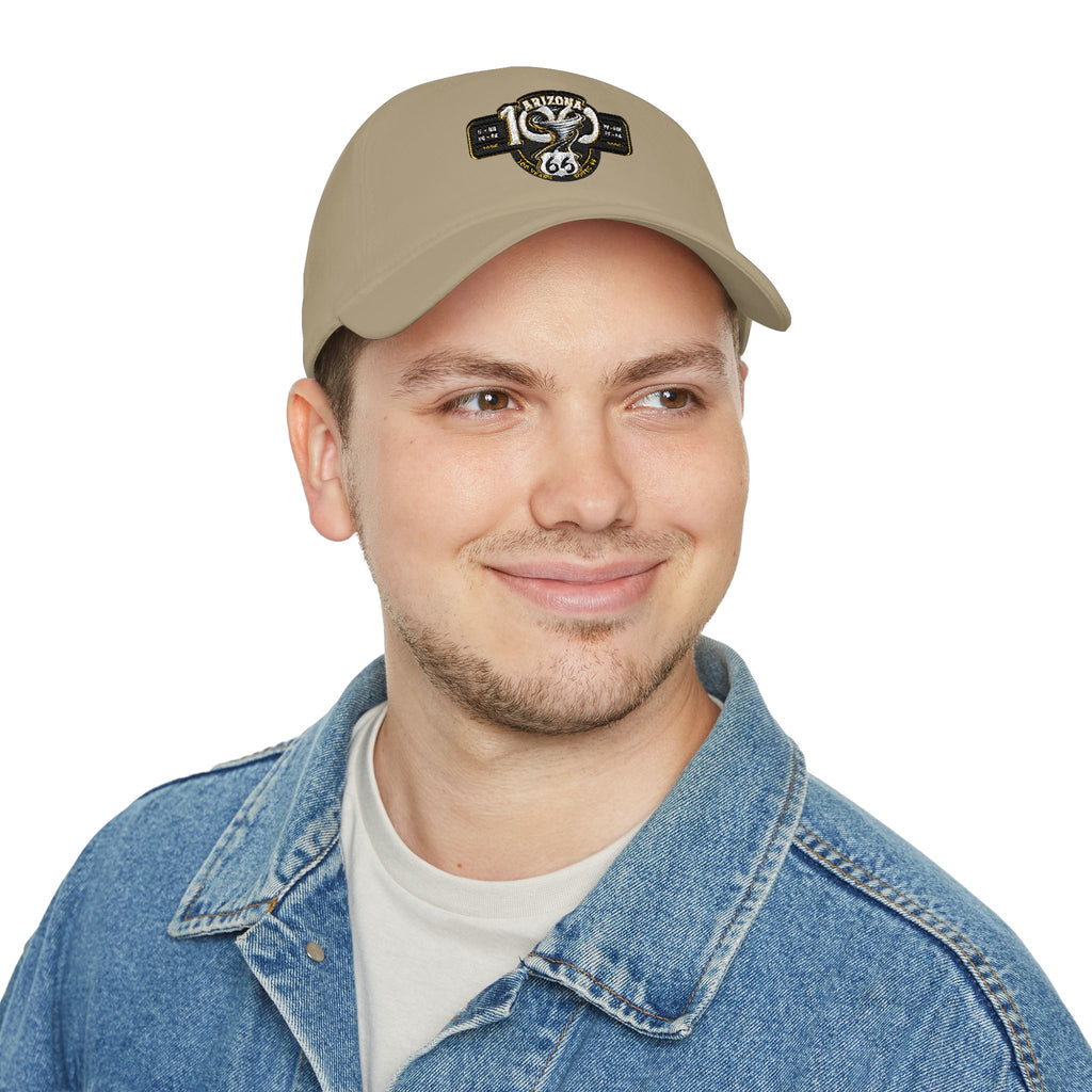 Arizona Route 66 Low Profile Baseball Cap – Retro Road Trip Patch