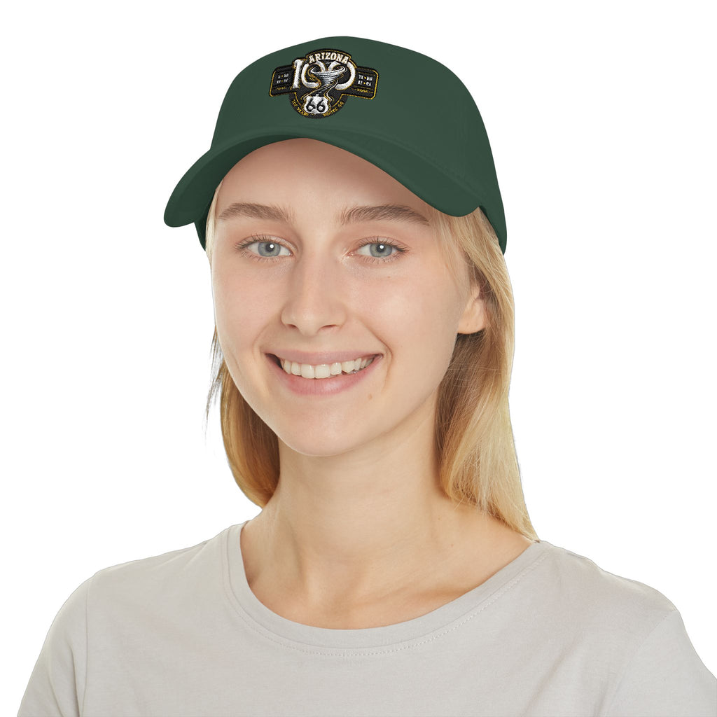 Arizona Route 66 Low Profile Baseball Cap – Retro Road Trip Patch