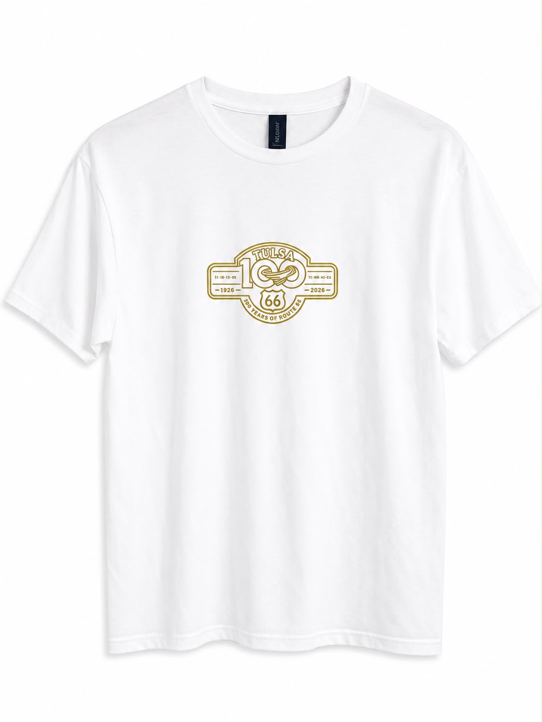 Tulsa Route 66 Vintage Emblem Tee